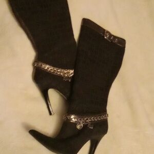 High heeled rocker wear boots